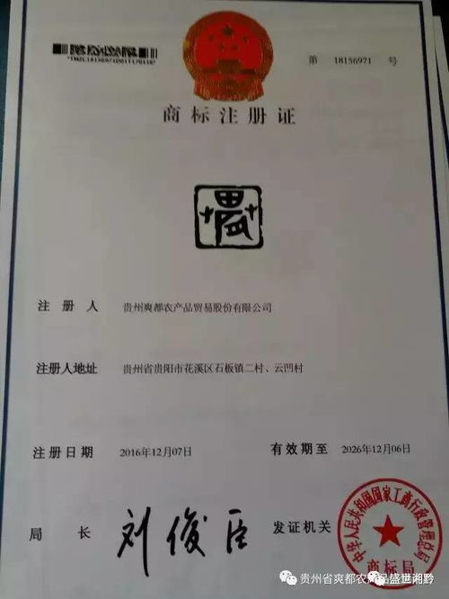 快來看, 爽都 商標竟然被這家機構(gòu)注冊了